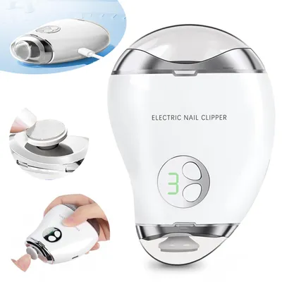 Produktbild von Elektrischer Nagelknipser, Automatischer Nageltrimmer für Erwachsene, Ältere Menschen