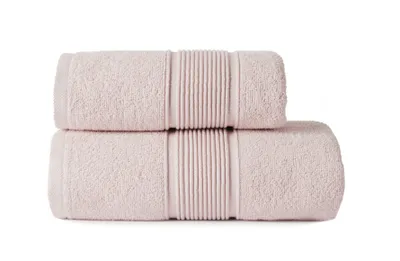 Obrázok produktu pre Bavlnený froté uterák s lemom NAOMI 70x140 cm, svetloružový, 500 gr Mybesthome