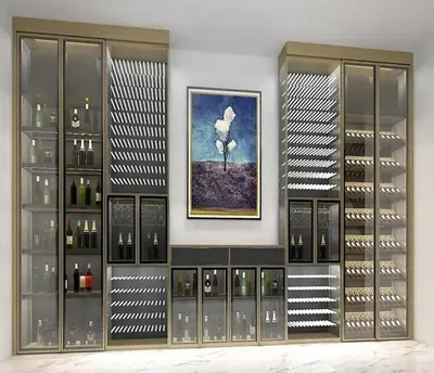 Produktbild von Design Weinschrank Weinablage Weinregal Weinmöbel Weinlagerregal