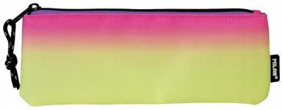 Produktbild von Milan SUNSET Federmäppchen klein flach gelb-rosa