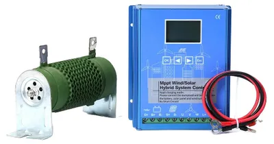 Obrázok produktu pre Hybridný regulátor nabíjania, technológia Dual-MPPT, LCD displej, 12 V, 24 V, auto