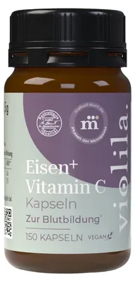 Produktbild von violila Eisen⁺ Vitamin C Kapseln