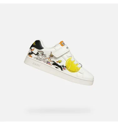 Produktbild von Geox Weiße Eclyper-Sneaker für Jungen 25
