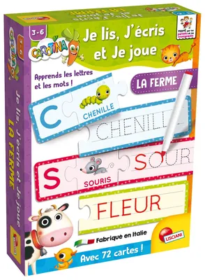 Produktbild von Lisciani FR79940 Carotina LISCIANI-FR79940 Lernspiele-Ich lese, ich Schreibe und