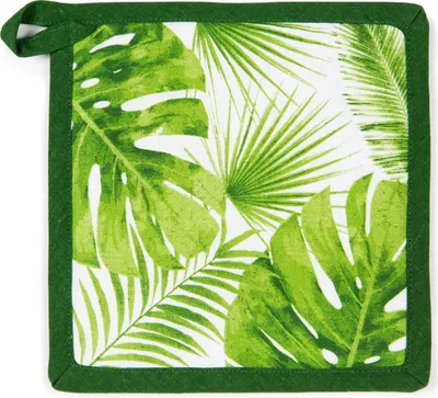 Image de Excelsa manique Foliage coton 20x20 cm multicolore