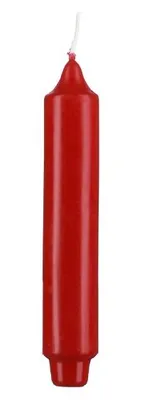 Produktbild von Stabkerzen mit Zapfenfuß Rot 400 x Ø 30 mm, 12 Stück
