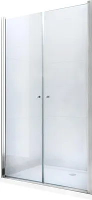 Produktbild von Mexen Texas Drehbare Duschtür 90 cm, Transparent, Chrom - 880-090-000-01-00