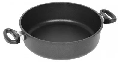 Zdjęcie produktu dla Patelnia do pieczenia - Powłoka nieprzywierająca - Średnica 28 cm - Odlew aluminium - Czarna