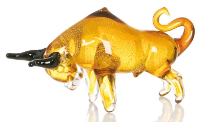 Zdjęcie produktu dla Casablanca Glasart, Figur, Stier, "Stier", Glas, braun, , L. 10 cm, B. 31,5 cm, H. 18 cm 77978