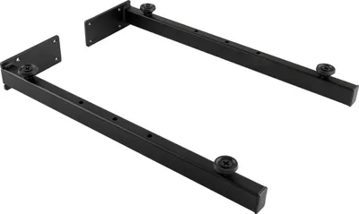 Produktbild von Wandkonsole Schwerlast 450mm, extra stabil, Regalträger für schwere Lasten, Stahl schwarz