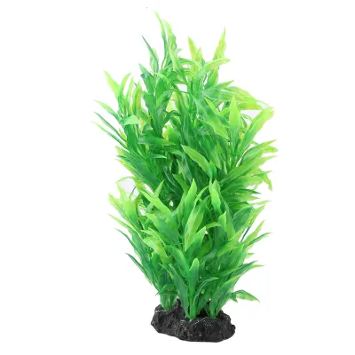 Image de Décoration d'aquarium,Plante d'eau artificielle,Simulation d'herbe d'eau,Plante d'eau en plastique,Herbe d'aquarium,Ornement d'aquarium