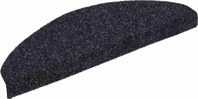 Immagine prodotto di vidaXL Tappetini autoadesivi 20 pezzi 65x21x4 cm Nero Semicircolare Grande