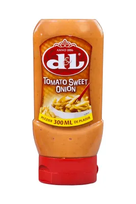 Image de Sauce tomate à l'oignon doux en bouteille squeeze pratique, 300 ml
