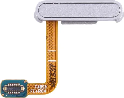 Produktbild von Für Samsung Galaxy Tab S9 FE Plus 5G Fingerprint Sensor Flex Kabel Silber
