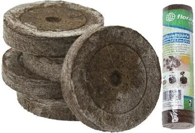 Produktbild von Torfquelltaps Classic Ø3,5cm,H=0,8cm,50 St.