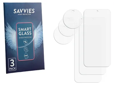 Produktbild von 3x Savvies Schutzglas Folie für Xiaomi Leica Leitzphone (Display+Kamera) 9H Panzer Schutzfolie Glas Displayschutz klar transparent