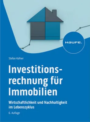 Produktbild von Investitionsrechnung für Immobilien