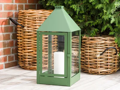 Produktbild von A2 Living Allwetter Laterne Metall Mega Grün rostfrei 70 cm Gartenlaterne