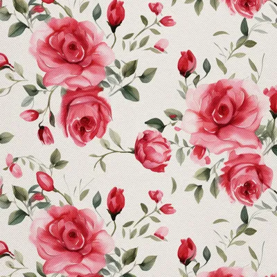 Image de OUTDOOR DECOSTOFFE OXFORD - Blumen - DX2551