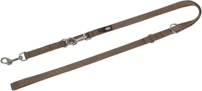 Produktbild von TRIXIE Premium V-Leine, XS–S: 2,00 m / 15 mm, haselnuss