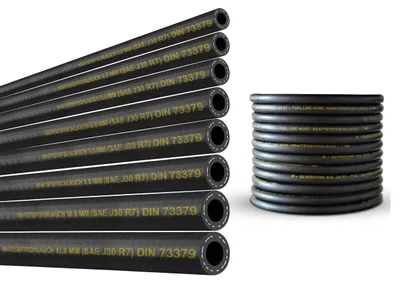 Immagine prodotto di Tubo di alimentazione per benzina di 2 metri - tubo per olio, carburante, gasolio (8 mm)