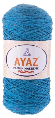 250g Strick-Garn Pamuk Makreme Platinum Taubenblau