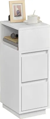 Zdjęcie produktu dla Zestaw dwóch stolików nocnych – oszczędza miejsce – 30 x 25 x 65 cm