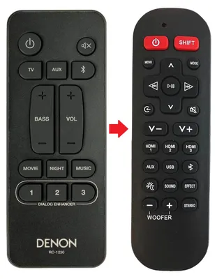 Produktbild von Ersatz Fernbedienung für Denon RC-1230 | DHT-S316