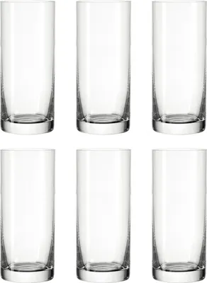 Image de LEONARDO 039616 Easy+ Gobelet à long drink Large, verre, 300ml, H 14,5cm, transparent (6 pièces)