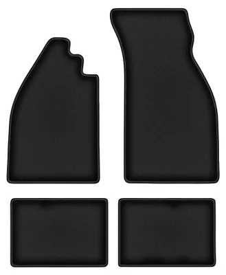 Image de Tapis de sol en moquette pour Volkswagen Garbus 1938-2003 – jeu 4 pièces, noirs, sur mesure – Wielganizator DURBAN