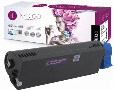 Produktbild von Inkdigo Toner 45807116 für OKI ES4132, ES4192, ES5112, ES5162 – Schwarz, 12000 Seiten,, KI-generiertes Bild