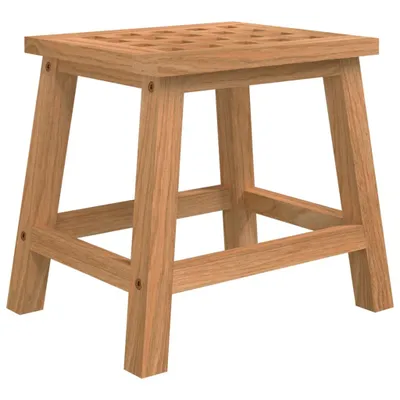 Produktbild von vidaXL Tritthocker 29x22,5x25,5 cm Massivholz Nussbaum