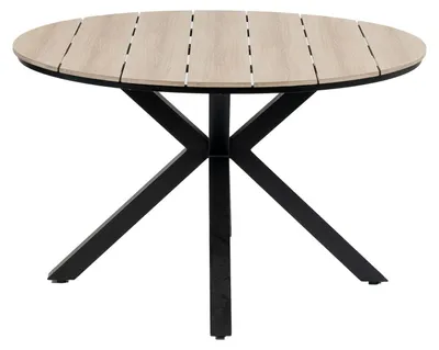Produktbild von Runder Gartentisch Limasol ø 120 cm | Polywood & Aluminium | Holz