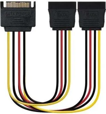 Obrázek produktu pro Nanocable 10.19.0104, 0,3 m, SATA 15-pin, 2 x SATA 15-pin, Samec, Samice, Přímý
