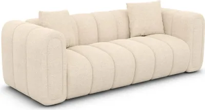 Produktbild von Strukturstoff 2-Sitzer Couch Amoria Creme