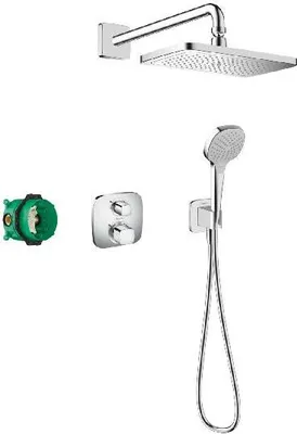 Immagine prodotto di Hansgrohe Croma E - Set doccia 280, con termostatico a incasso Ecostat E, cromo 27953000