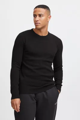 Produktbild von SOLID SDKarl O-Neck Herren Strickpullover Feinstrick Pullover mit Rundhals-Ausschnitt Rippbündchen Baumwollmischung Regular fit