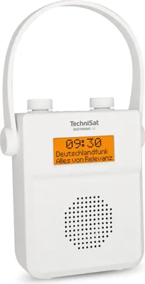 Immagine prodotto di TechniSat DIGITRADIO 30 | Radio da doccia impermeabile IPX5 DAB+/FM, batteria ricaricabile