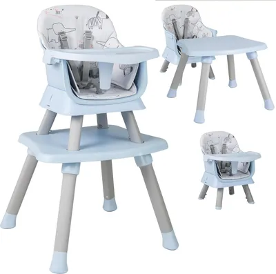 Produktbild von GOPLUS 6 in 1 Kinderhochstuhl, Abnehmbar Hochstuhl mit 5-Punkt Sicherheitsgurt, Babyhochstuhl mit Tablett, Kinderstuhl für Baby von 7-36 Monaten