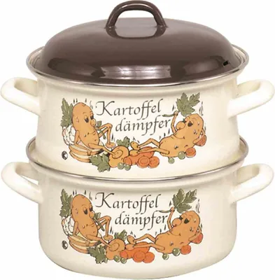 Produktbild von Krüger KR20KDünster 20cm Kartoffeldämpfer, schwarz/weiß/bunt