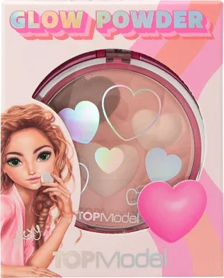 Produktbild von Depesche TOPModel Beauty and Me 12814 Glow Powder in Round Folding Box with Mirror and Sponge