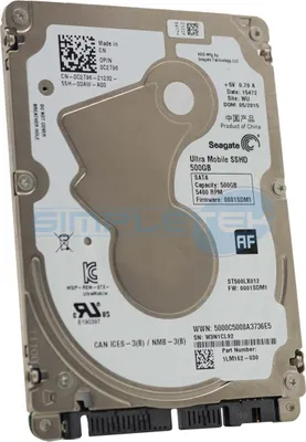 Produktbild von Festplatte (HDD), SSHD, SSD, Festplattenlaufwerk, Hybridlaufwerk, 500 GB, Seagate ST500LX012, 2,5", Thin