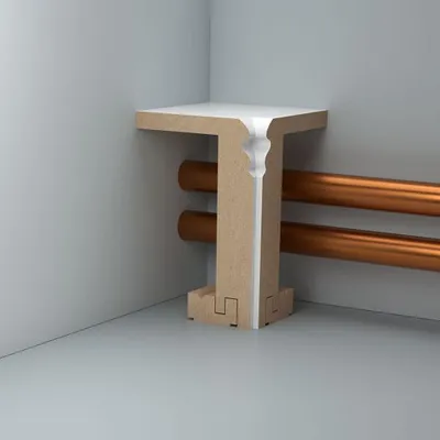 Produktbild von Heizungsrohrverkleidung Victoria Innen-Ecke