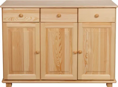 Produktbild von Kommode Massivholz 041 - 85 x 118 x 42 cm (H x B x T)