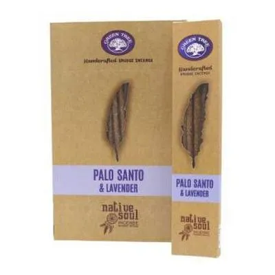 Produktbild von Räucherstäbchen Green Tree Native Soul Smudge "Palo Santo & Lavender" 15gr. (8 Sticks)