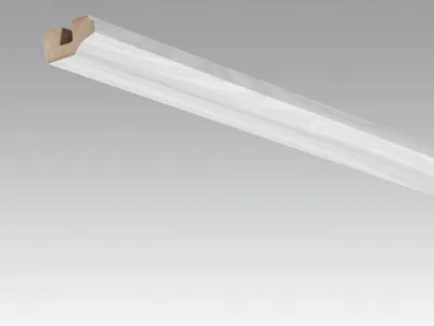 Produktbild von Meister | 2,38 m | Silberesche 260 cm Wand Deckenleiste, Deckenschiene, Deckenschutzleiste, Deckenabschlussleiste, Montage Set, Innenwinkel, Aussenecken, Kleber