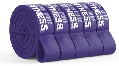 Productafbeelding van 5 Pack Paarse Band, Weerstandsband met 18-36kg Weerstand