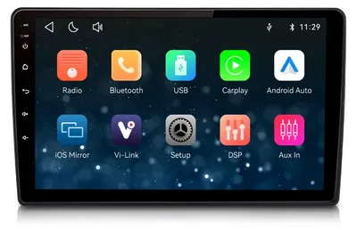 Produktbild von 10 Zoll Autoradio für Skoda Fabia 2007-2014 Linux mit CarPlay, Android Auto, Navigation, Bluetooth 5.1, WLAN & Mirror Link
