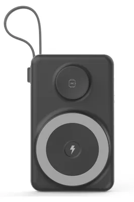 Image de ChoeTech B695 Wireless 10000mAh Fast Charge + PD3.0 (20W), 3en1, noir