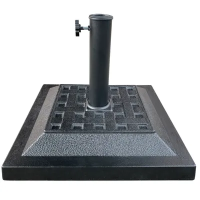 Obrázek produktu pro Podstavec pro slunečník Aktive 44 x 33 x 44 cm černý plast